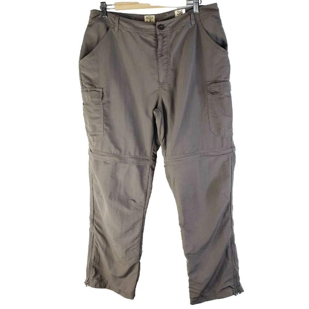 RED HEAD Pants Mens Size 36 Nylon Convertible Cargo Shorts Quick Dry Outdoor